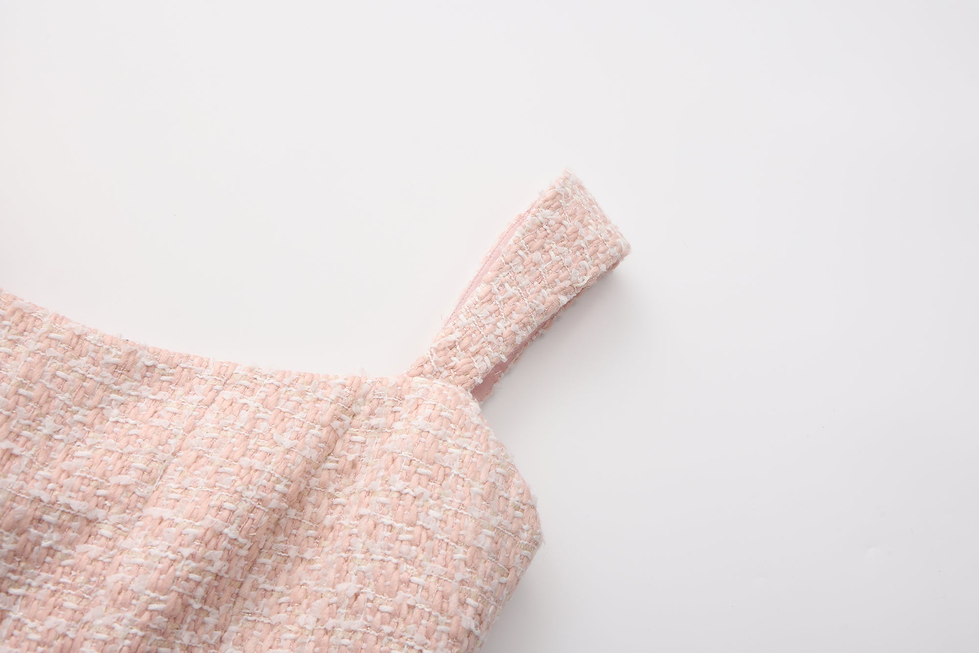 Pink Bow Sleeveless Fitted Top