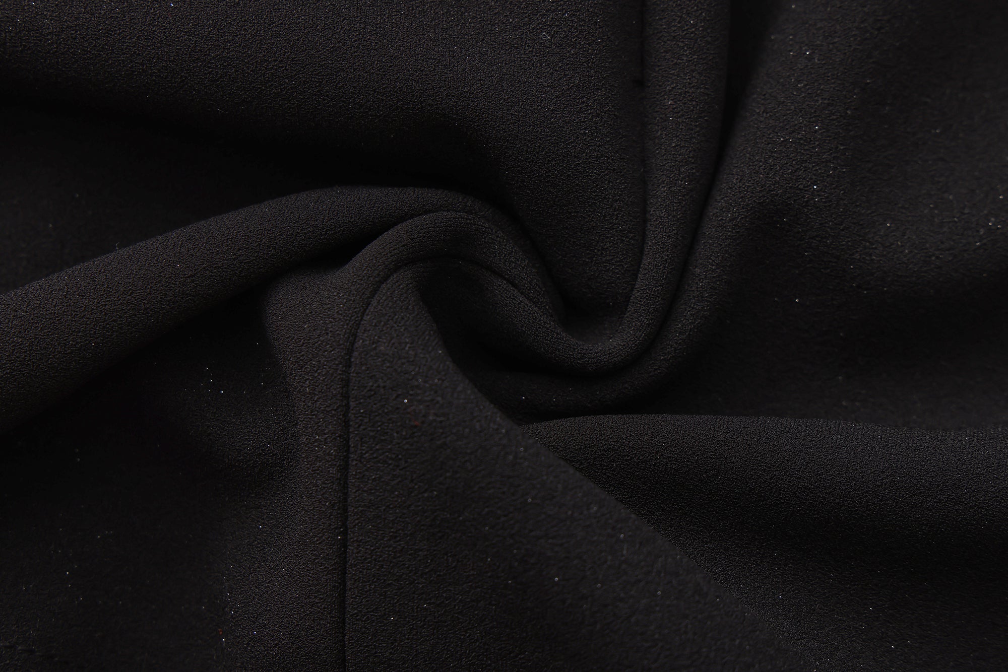 Black Halter Beaded Ruched Dress