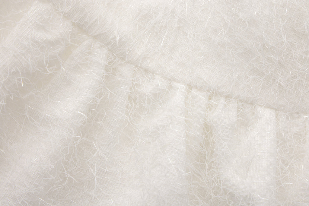 White Halter Silver Lace-Up Dress