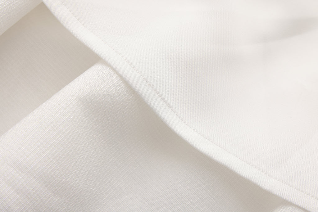 White Halter Silver Lace-Up Dress