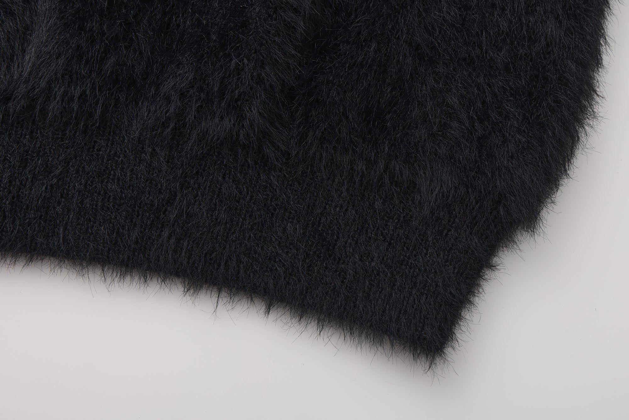 Black Bow Draped Chain Sweater