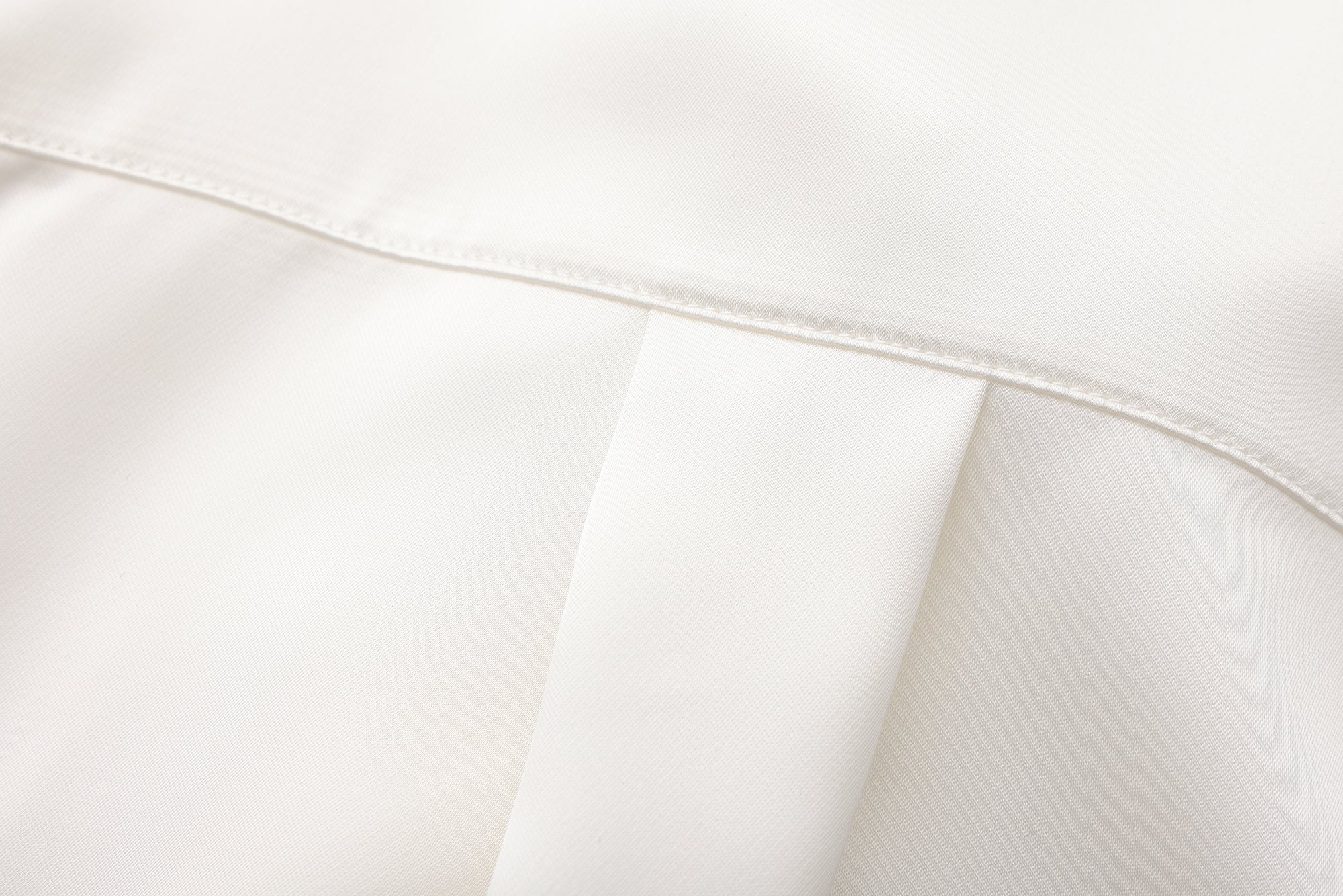 White Button-Row Blouse