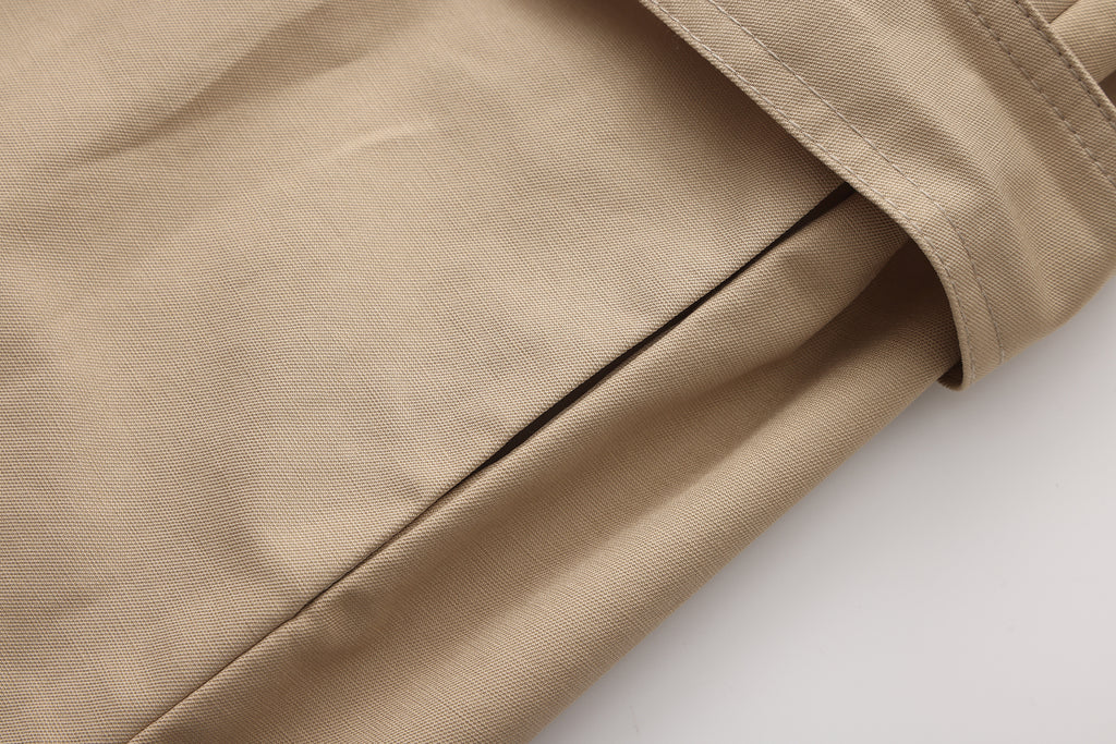 Light Coffee Long Trench Coat