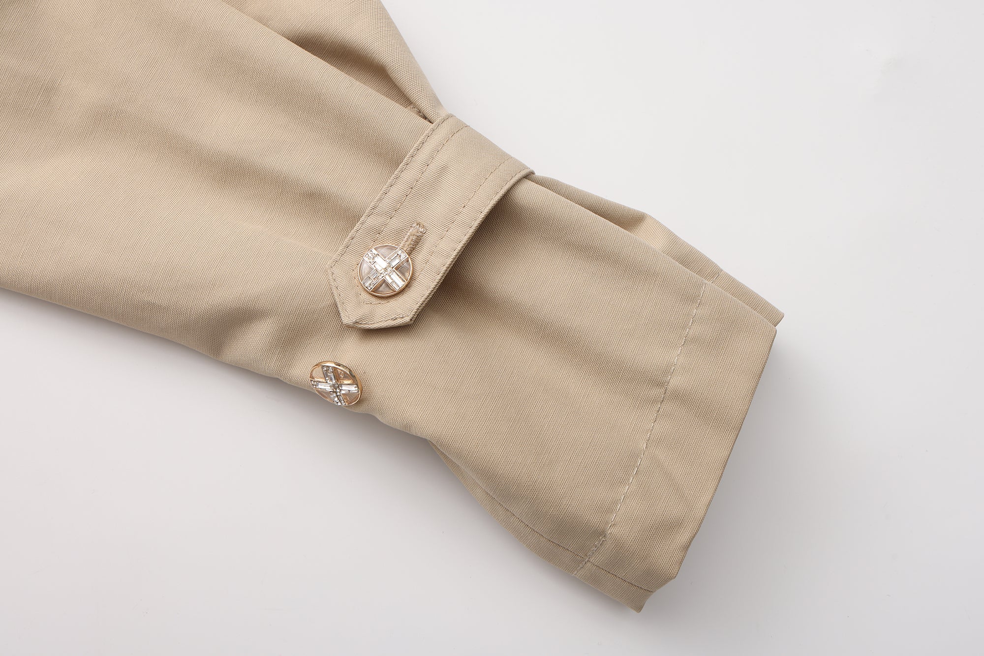 Light Coffee Long Trench Coat