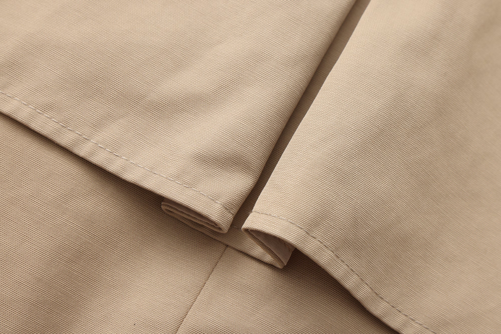 Light Coffee Long Trench Coat