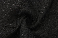 Black Tweed Shorts