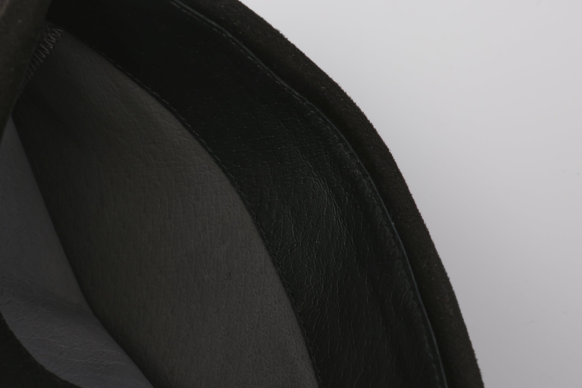 Black Metal-Buckled Knee-High Boots