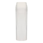 White Side Split Skirt