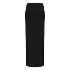 Black Side Split Skirt