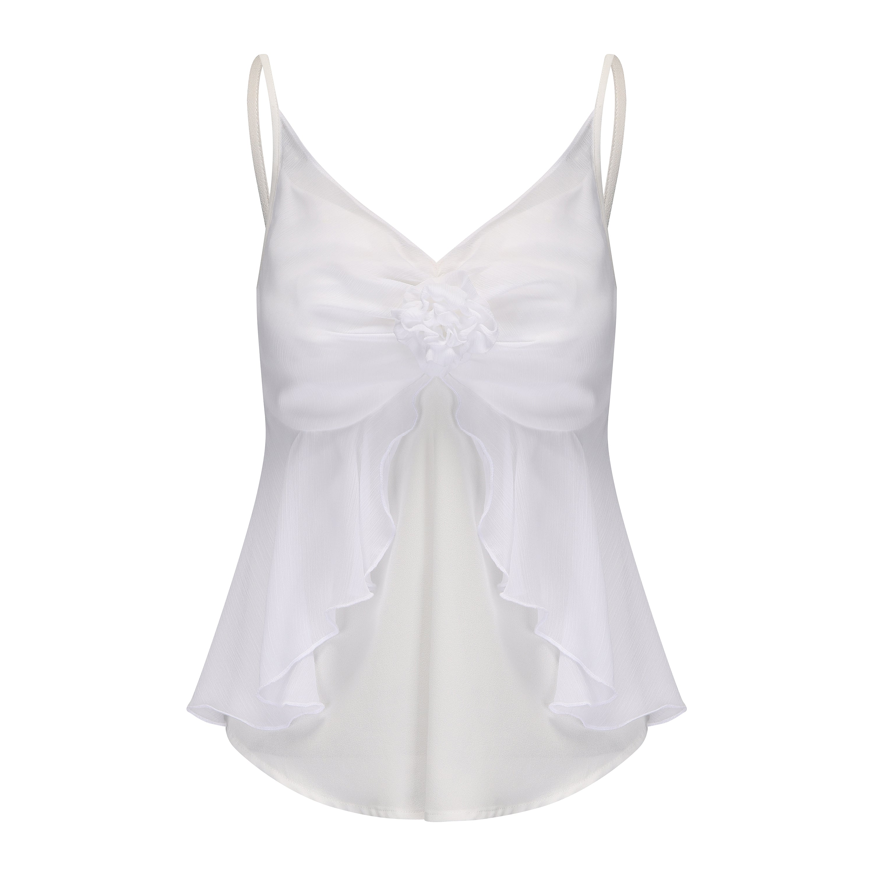 White Floral Camisole