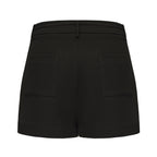 Black Tencel Shorts