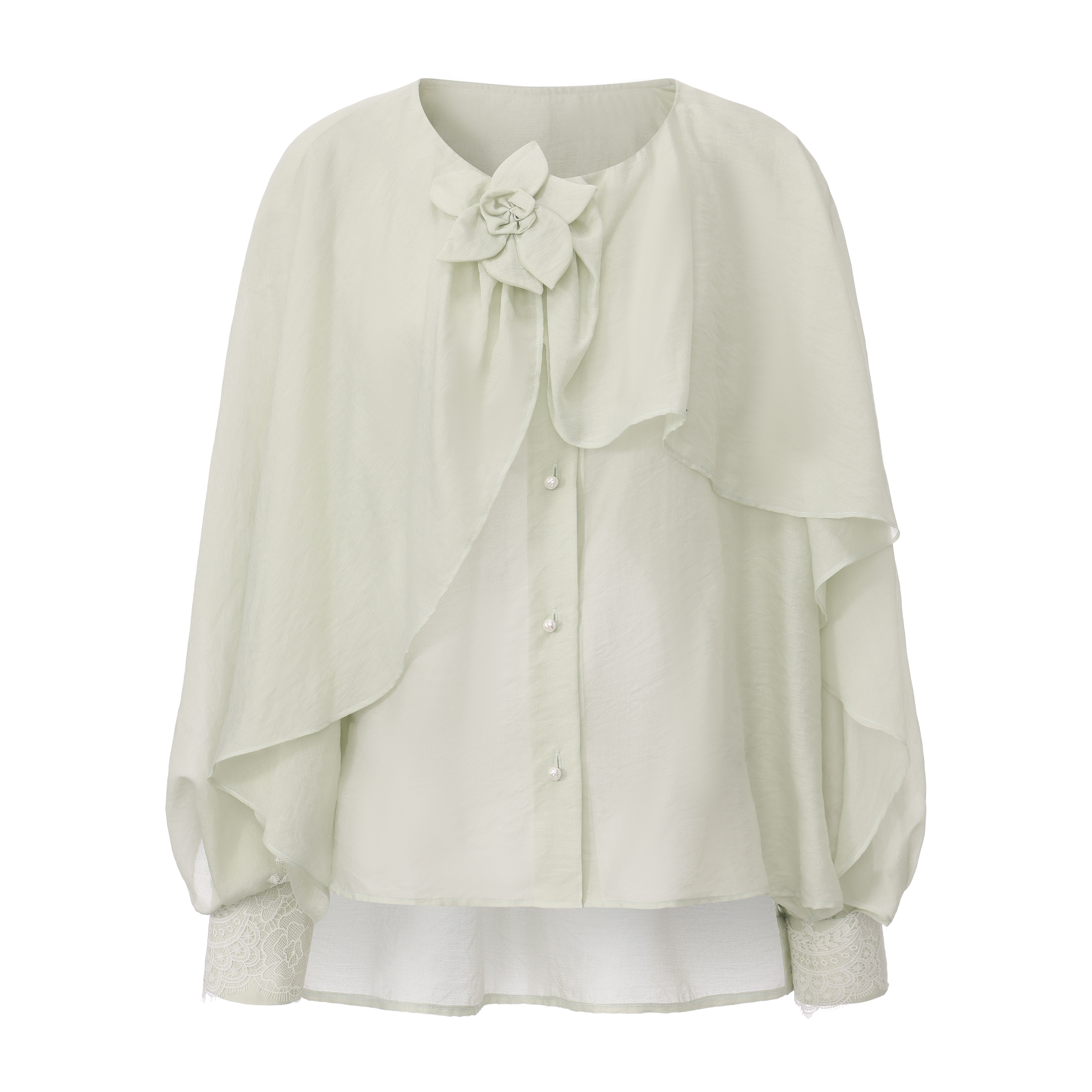 Green Iris Cloak Shirt