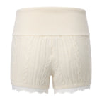 White Iris Pearl Knit Cape Cardigan / Pants