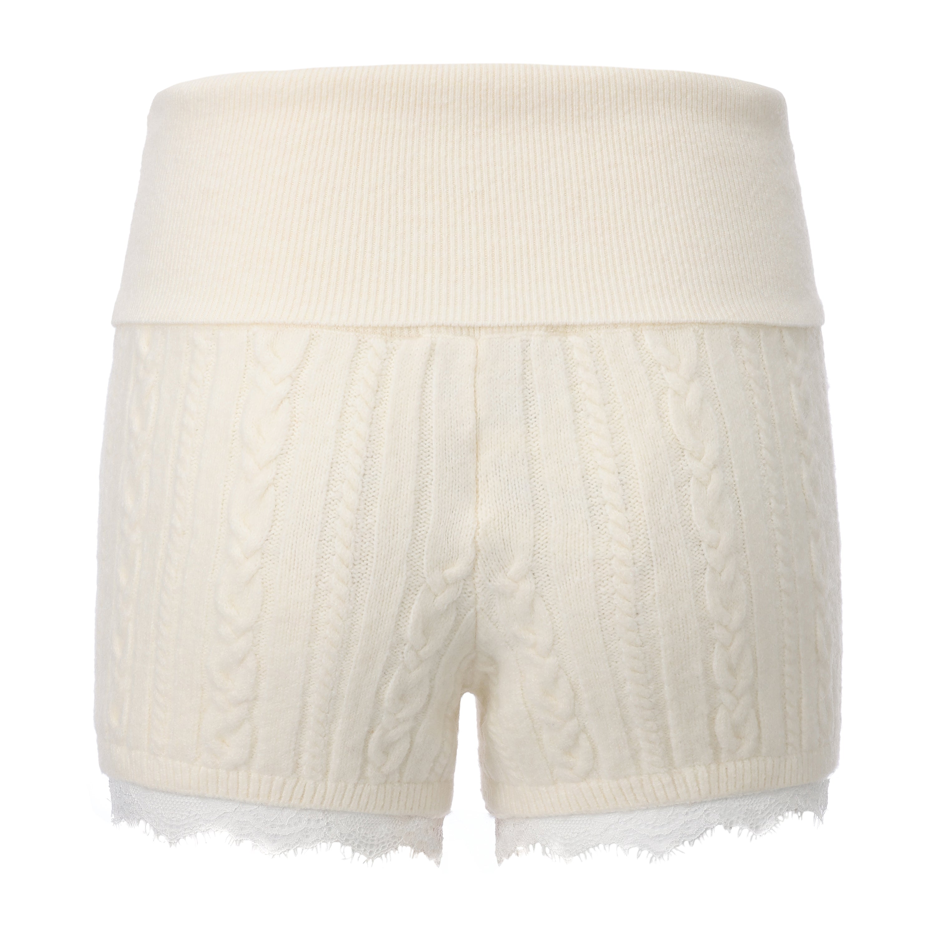 White Iris Pearl Knit Cape Cardigan / Pants