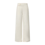 Off-White Bow Hollow Spliced Straight-Leg Pants