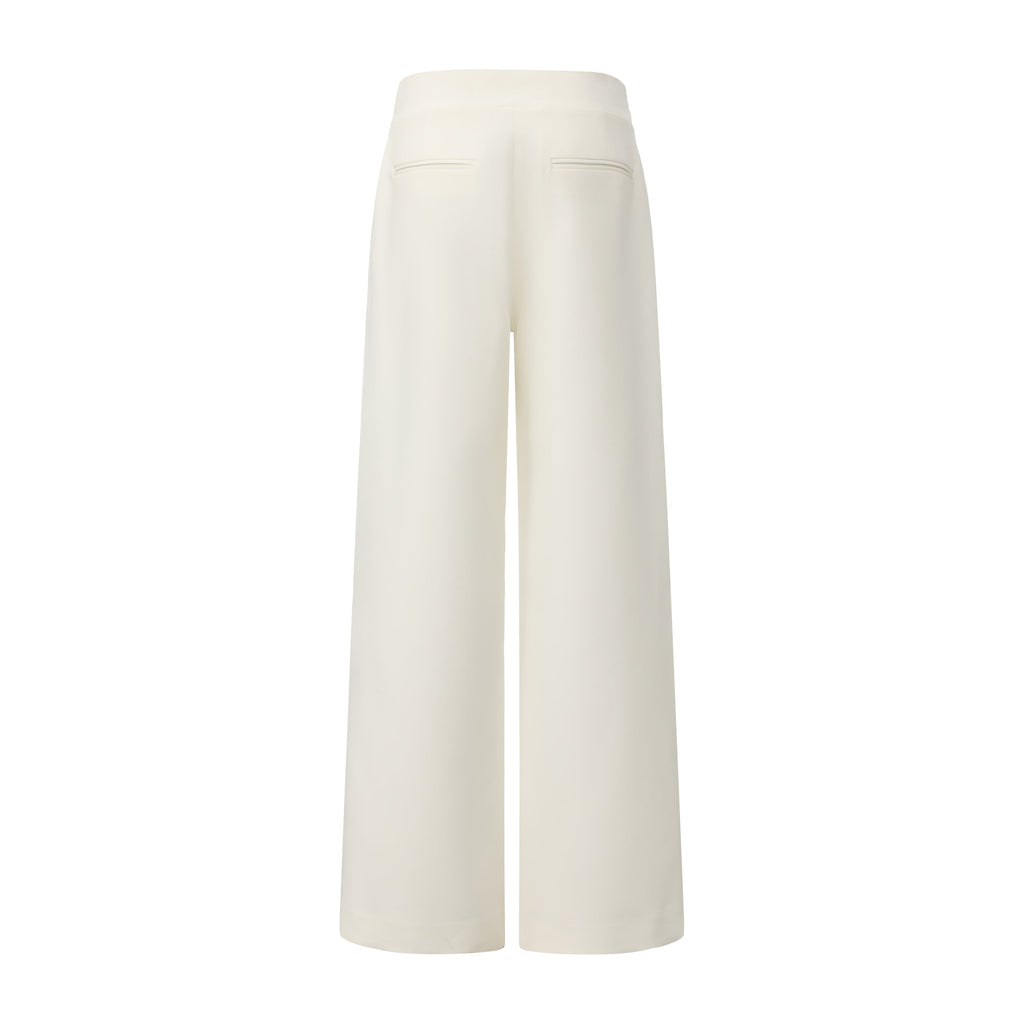 Off-White Bow Hollow Spliced Straight-Leg Pants
