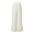 Off-White Bow Hollow Spliced Straight-Leg Pants