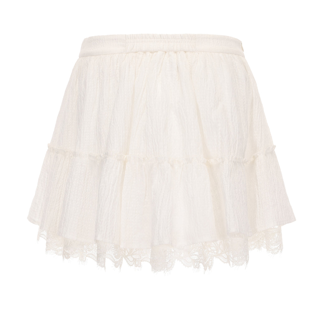 White Ramie Skirt