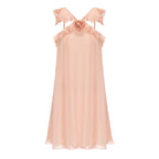 Pink Chiffon Slip Dress