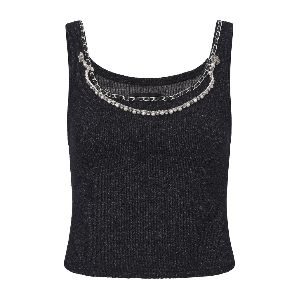 Black Knitted Camisole