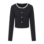 Black Knitted Cardigan