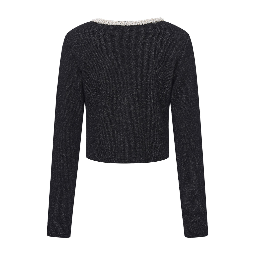 Black Knitted Cardigan