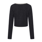 Black Knitted Cardigan