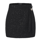 Black Woven Halter Top & Dress