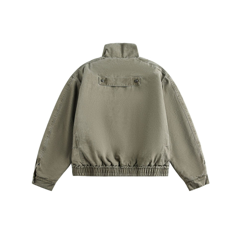 Classic Baggy Flight Funnel Denim Jackets