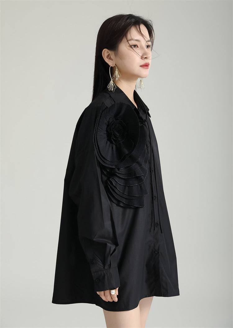 ROSE BROCHES SHIRT