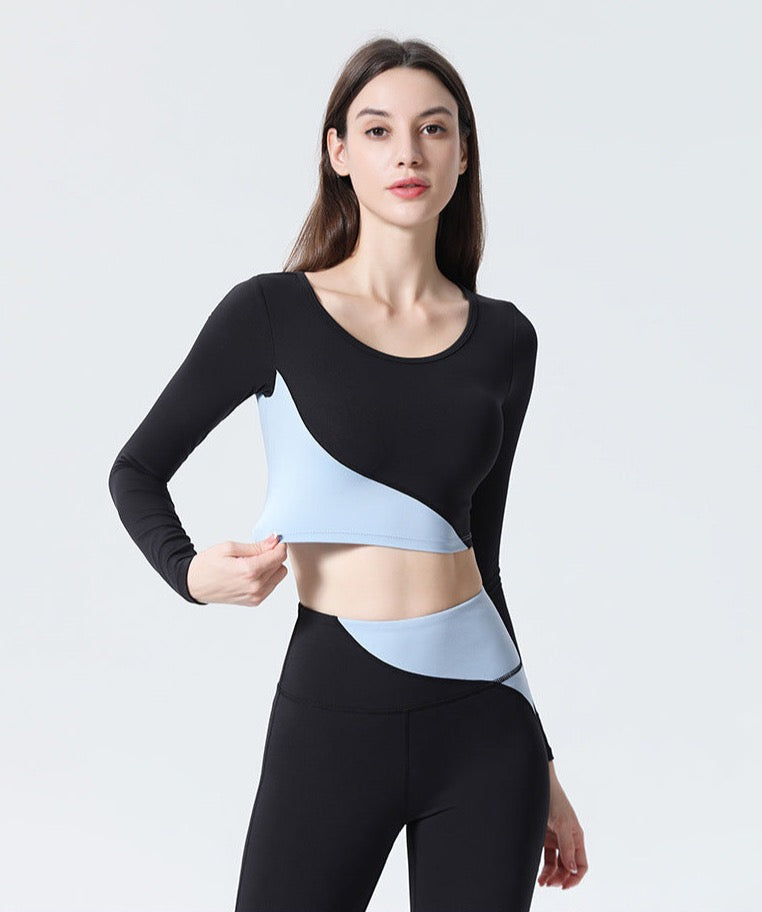 2pcs LISA CURVE LONGSLEEVE SUITS