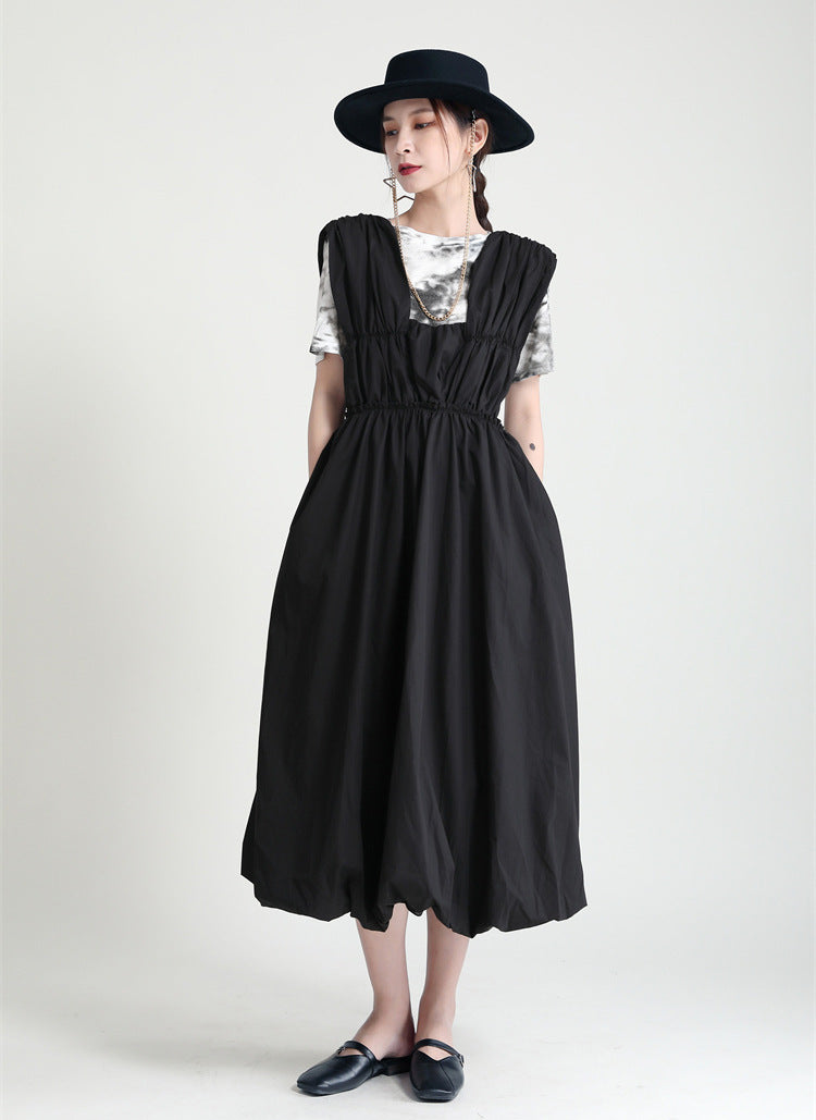 GATHERED MAID DRESS