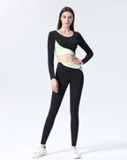2pcs LISA CURVE LONGSLEEVE SUITS