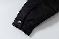 Leopard Fleeced Faux Fur Hooded Flight Jackets