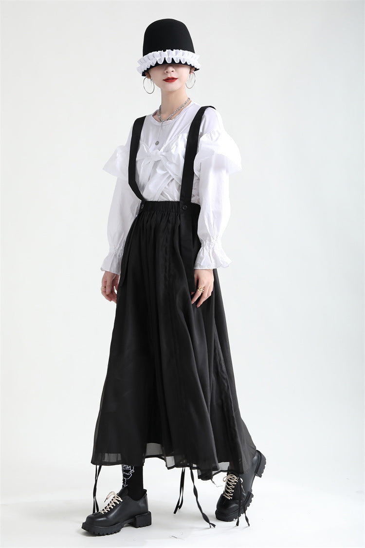 GATHERED JUMP SKIRT