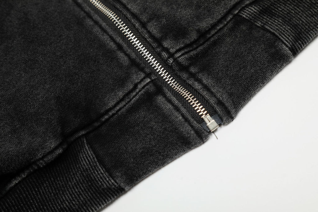 Asymmetrical Zip-Up Hoodie