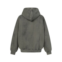 Gathered Waved Hoodie