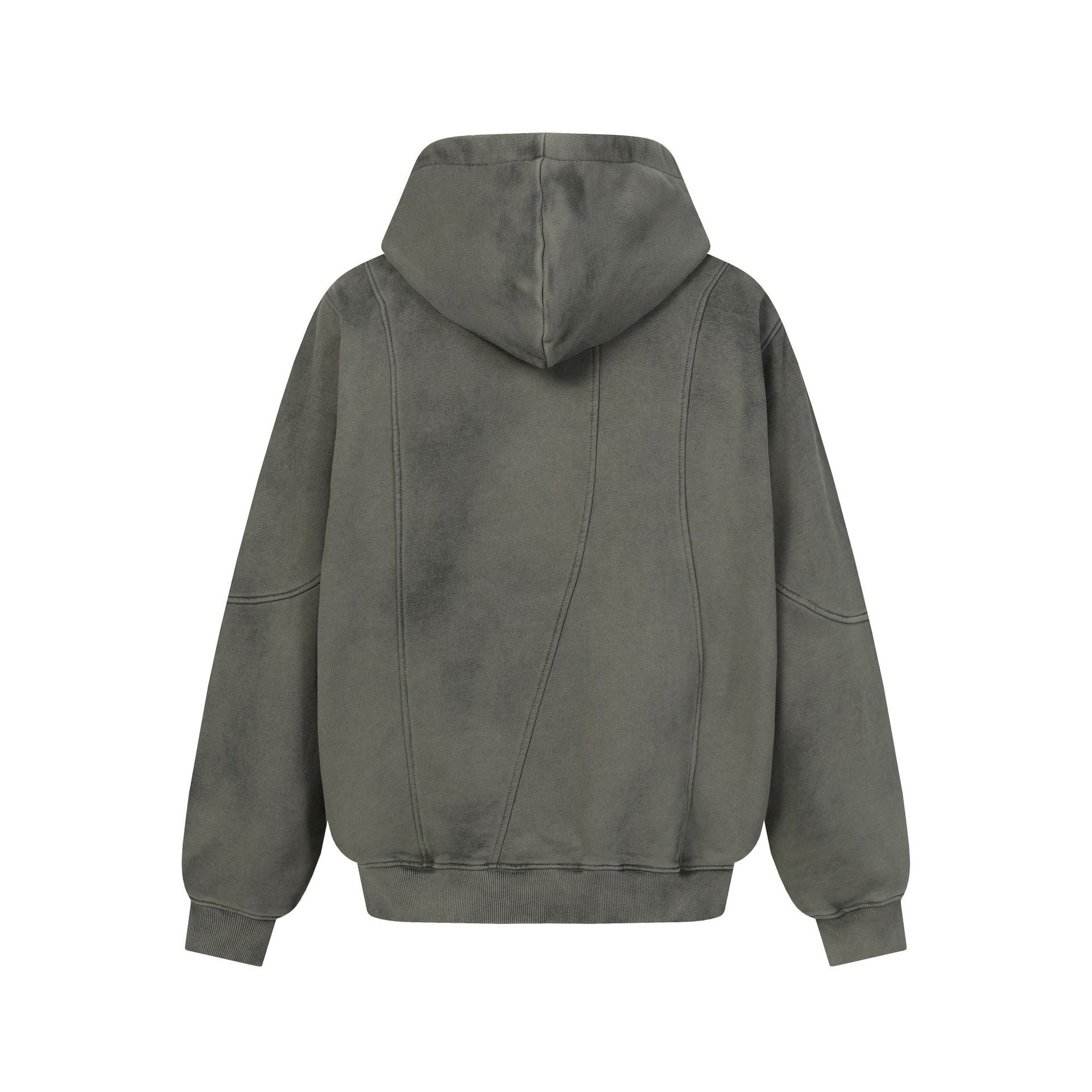 Gathered Waved Hoodie