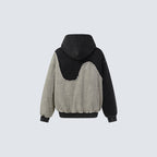 Curved Distressed Hoodie