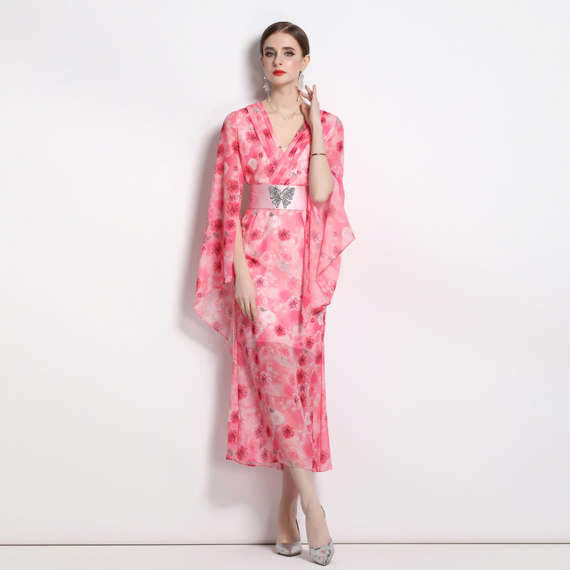 FLORA KIMONO DRESS