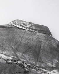 Spaced Metal Gather Jacket