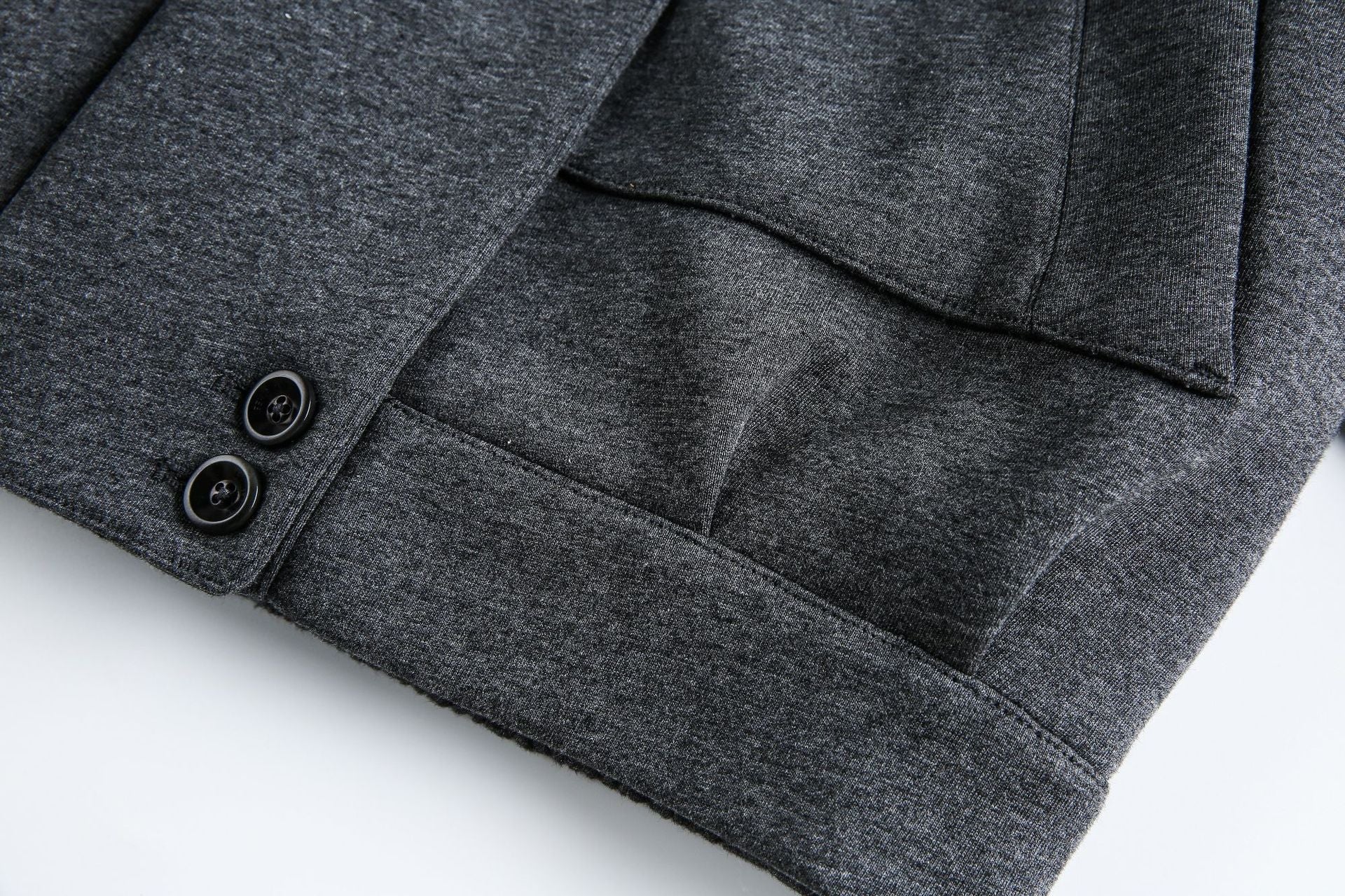 Grey Detachable Faux Fur Neck Hiking Jacket