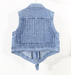 DENIM DETACHABLE JACKET