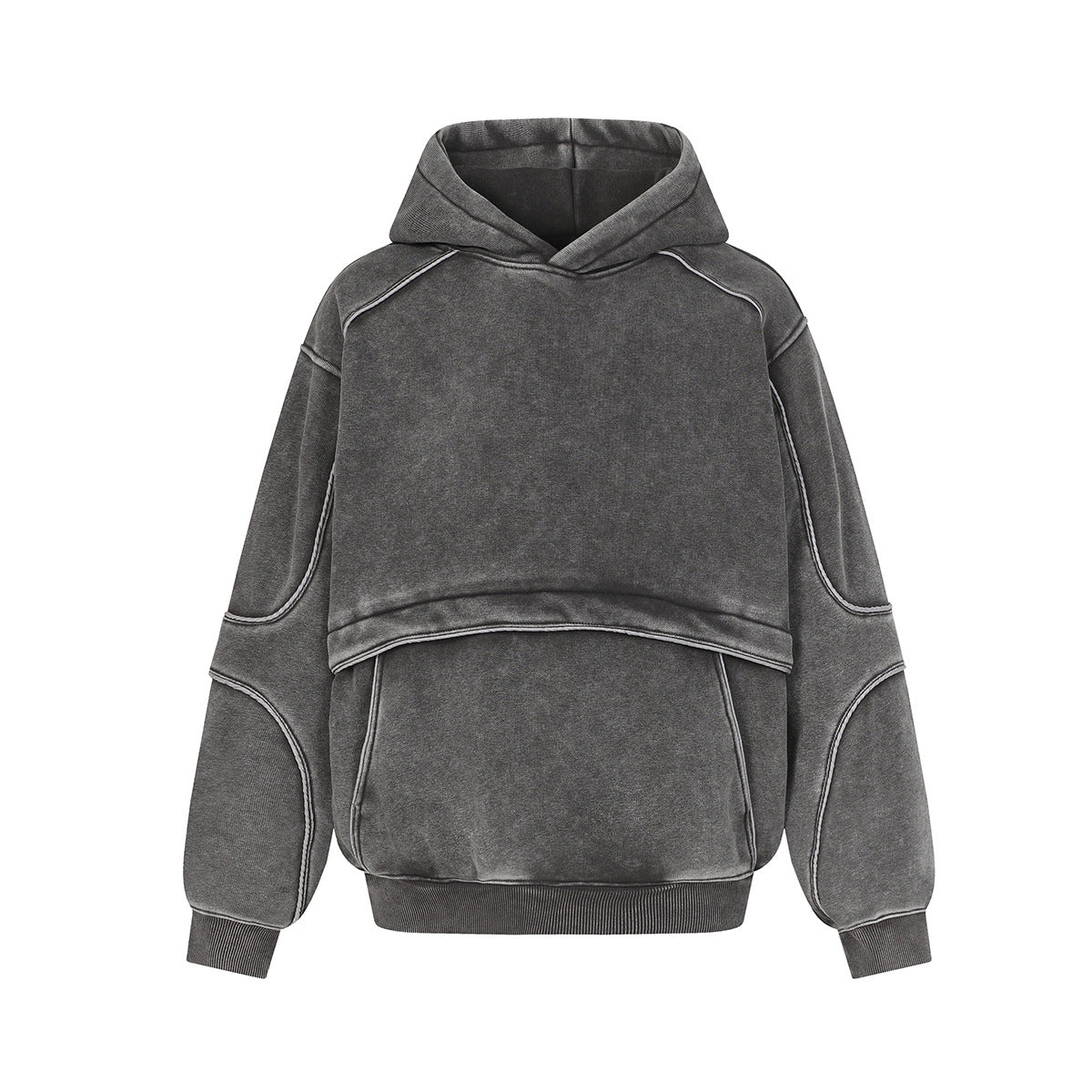 Oversized Layered Hoodie