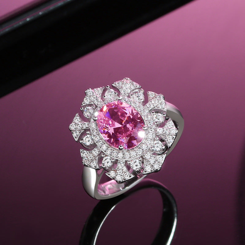 PINK OVAL RING