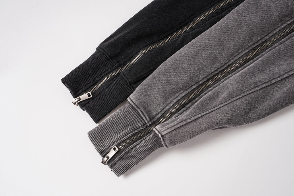 Asymmetric Zipped Hoddie