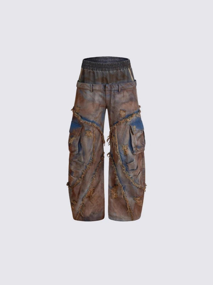 Dune Distressed Baggy Pants