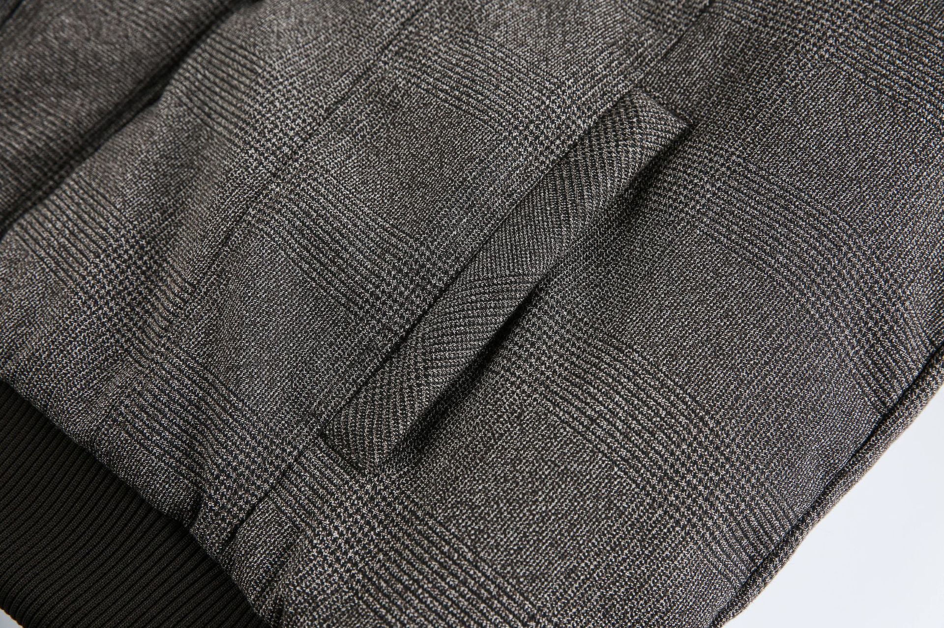 Grey Faux Fur Hooded Flight Jacket