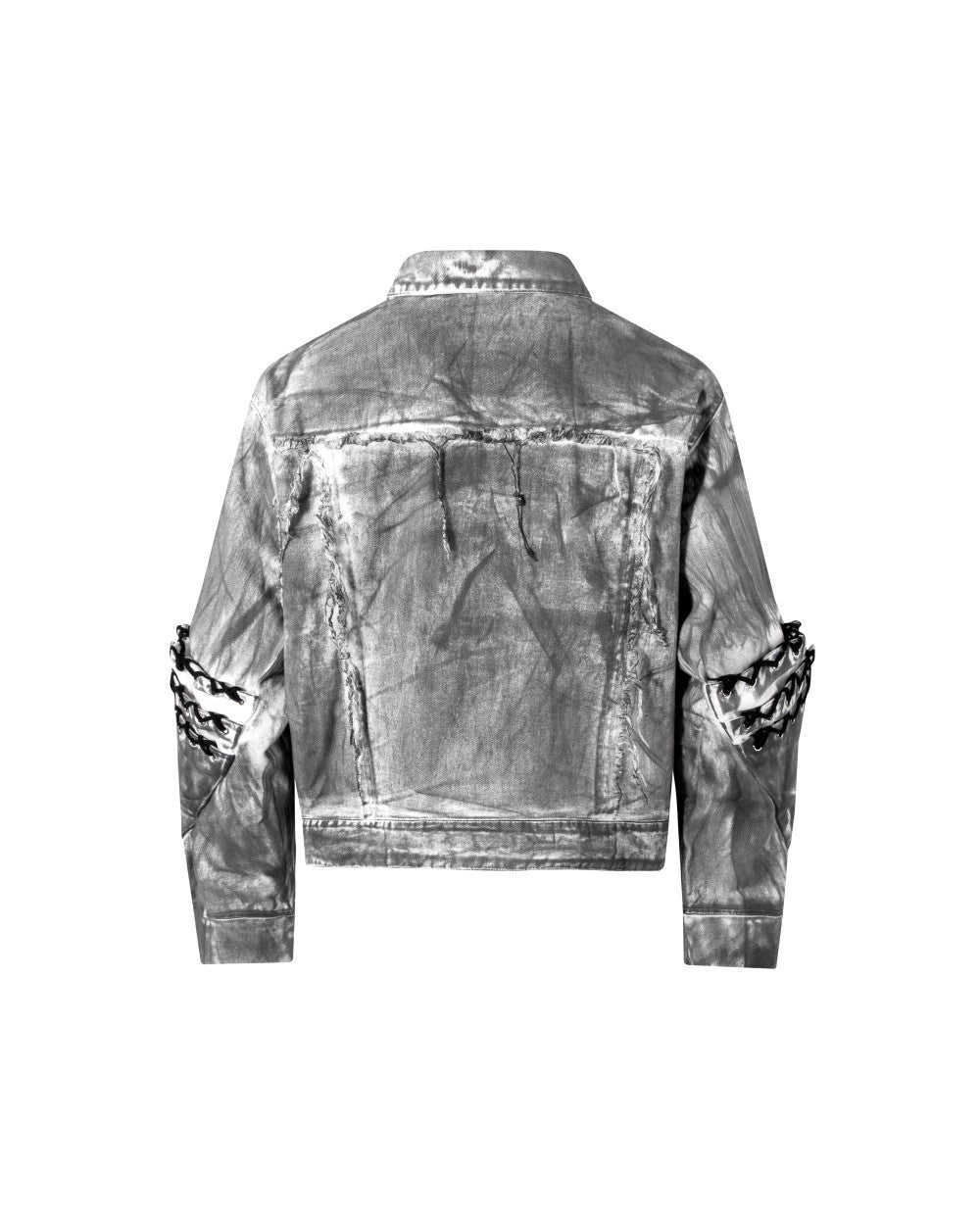 Spaced Metal Gather Jacket