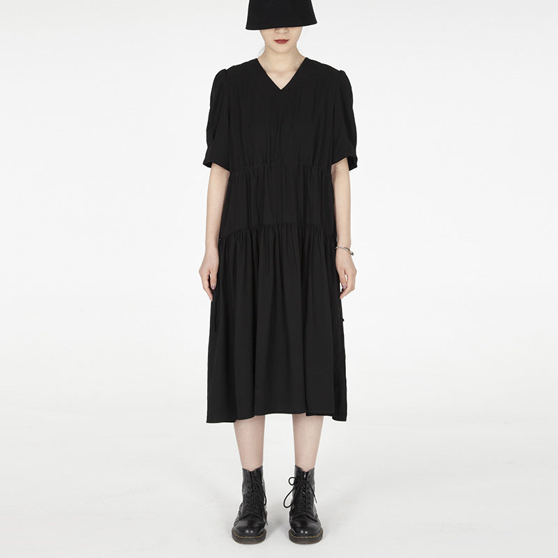 GATHERED DRESS